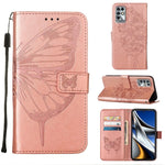 Custodia in pelle con farfalla goffrata per Infinix Note 11, 11i e 11S / Note 11