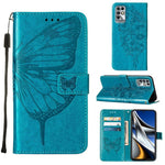 Custodia in pelle con farfalla goffrata per Infinix Note 11, 11i e 11S / Note 11