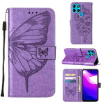 Custodia in pelle con farfalla goffrata per Infinix Smart 6, Zero X Neo e Zero X