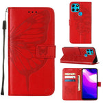 Custodia in pelle con farfalla goffrata per Infinix Smart 6, Zero X Neo e Zero X