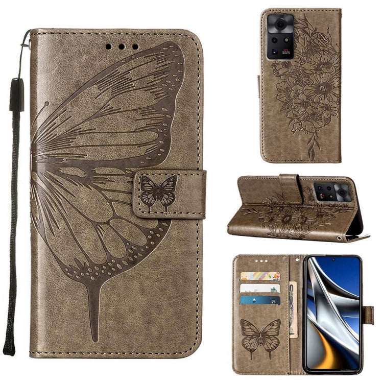 Custodia in pelle con farfalla goffrata per Infinix Smart 6, Zero X Neo e Zero X