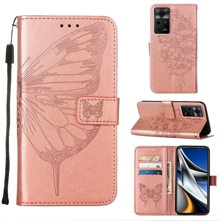 Custodia in pelle con farfalla goffrata per Infinix Smart 6, Zero X Neo e Zero X
