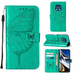 Custodia in pelle con farfalla goffrata per Nokia XR20