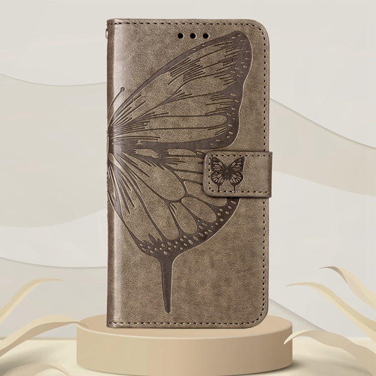 Custodia in pelle con farfalla goffrata per Tecno Camon 17 Pro, 18 Premier e 18i