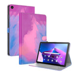 Custodia magnetica in pelle con motivo ad acquerello per Lenovo Tab M10 Plus