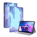 Custodia magnetica in pelle con motivo ad acquerello per Lenovo Tab M10 Plus
