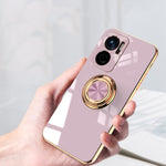 Custodia protettiva in silicone 6D con supporto anello per Xiaomi Redmi Note 11E