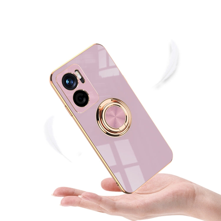 Custodia protettiva in silicone 6D con supporto anello per Xiaomi Redmi Note 11E