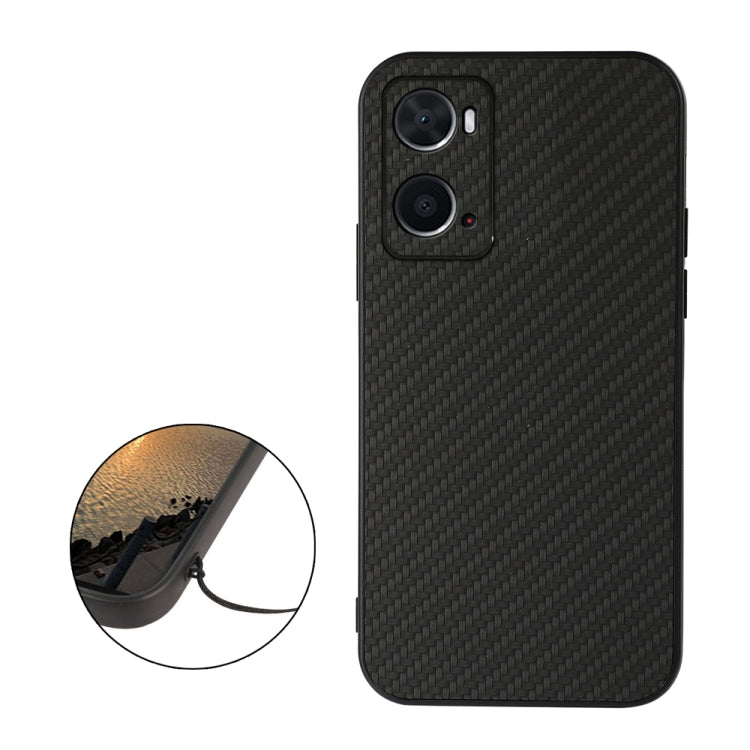 Custodia antiurto in fibra di carbonio per OPPO A76