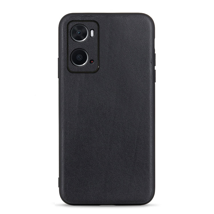 Custodia in pelle per OPPO A76 con trama agnello