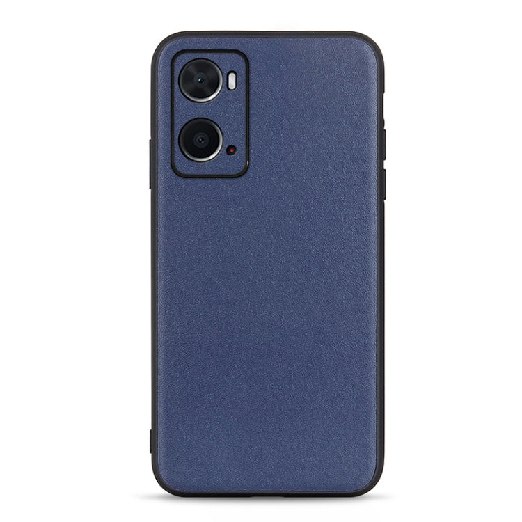 Custodia in pelle per OPPO A76 con trama agnello