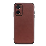 Custodia in pelle per OPPO A76 con trama agnello