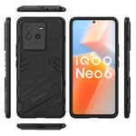 Custodia TPU con supporto per vivo iQOO Neo6 5G