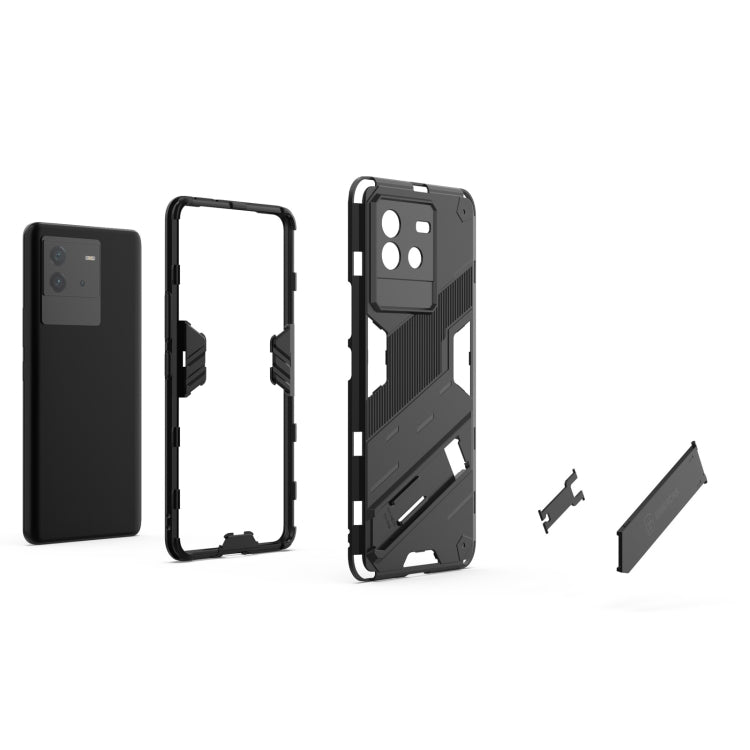 Custodia TPU con supporto per vivo iQOO Neo6 5G