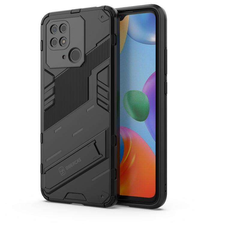 Custodia TPU con supporto per Xiaomi Redmi 10C 4G