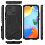 Custodia TPU con supporto per Xiaomi Redmi 10C 4G