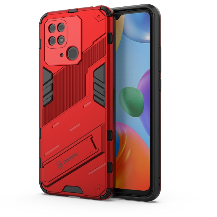 Custodia TPU con supporto per Xiaomi Redmi 10C 4G