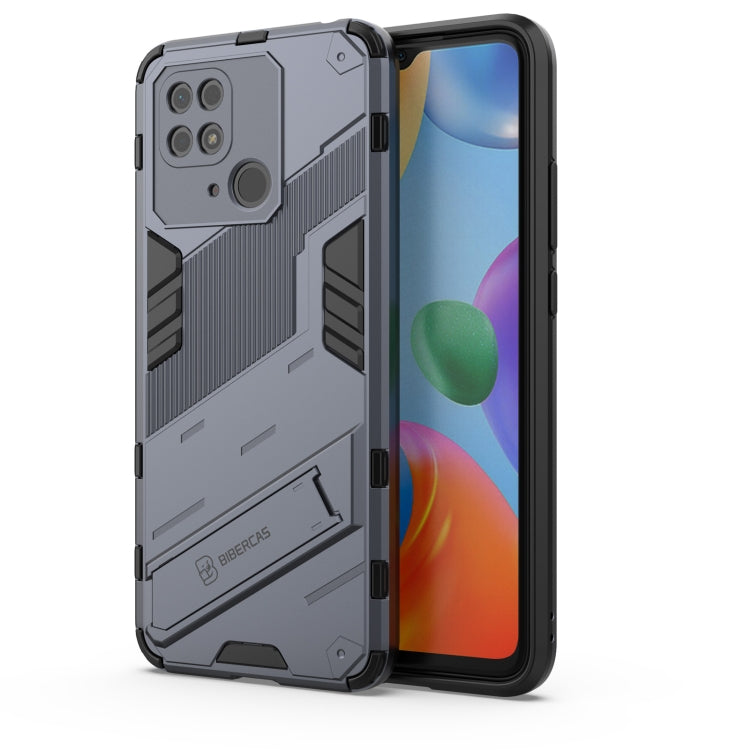Custodia TPU con supporto per Xiaomi Redmi 10C 4G