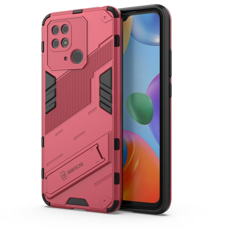 Custodia TPU con supporto per Xiaomi Redmi 10C 4G