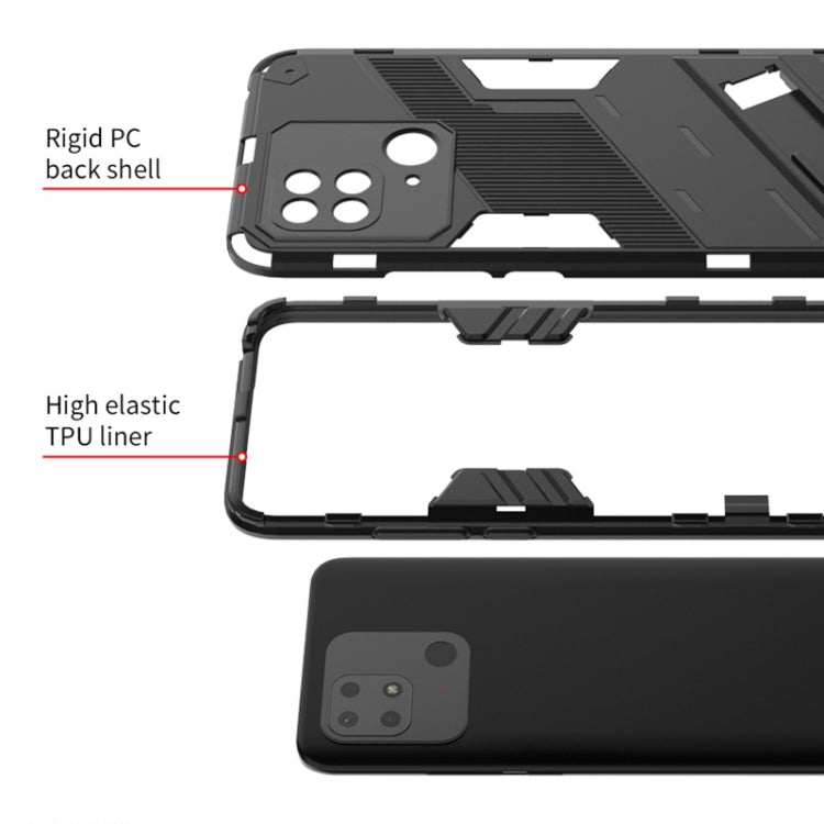 Custodia TPU con supporto per Xiaomi Redmi 10C 4G
