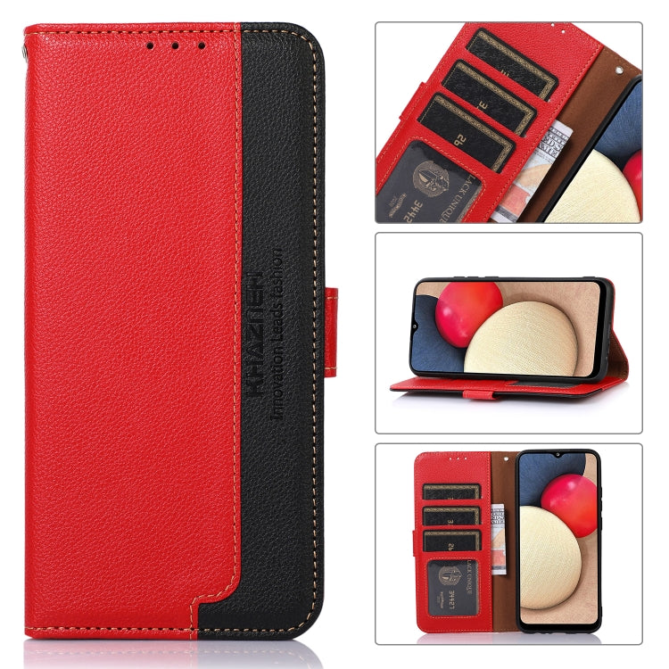 Custodia RFID in pelle con texture Litchi per Xiaomi Redmi