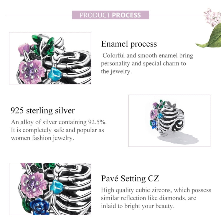 Perline cuore in argento sterling S925 per gioielli fai-da-te