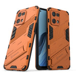 Custodia antiurto Punk Armor 2 in 1 per OPPO Reno7 4G con supporto invisibile