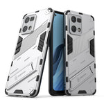 Custodia antiurto Punk Armor 2 in 1 per OPPO Reno7 4G con supporto invisibile