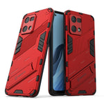 Custodia antiurto Punk Armor 2 in 1 per OPPO Reno7 4G con supporto invisibile
