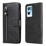 Custodia in pelle flip orizzontale con cerniera per OPPO Realme C31 e Reno7 Pro