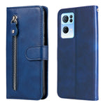 Custodia in pelle flip orizzontale con cerniera per OPPO Realme C31 e Reno7 Pro