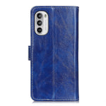 Custodia in pelle Flip Texture retrò per Motorola Moto G52 4G G82 5G G71S
