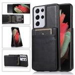Custodia portafoglio TPU con slot carte per smartphone compatibil
