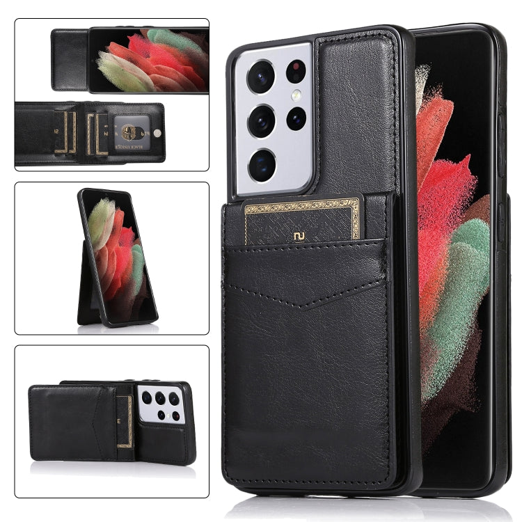 Custodia portafoglio TPU con slot carte per smartphone compatibil