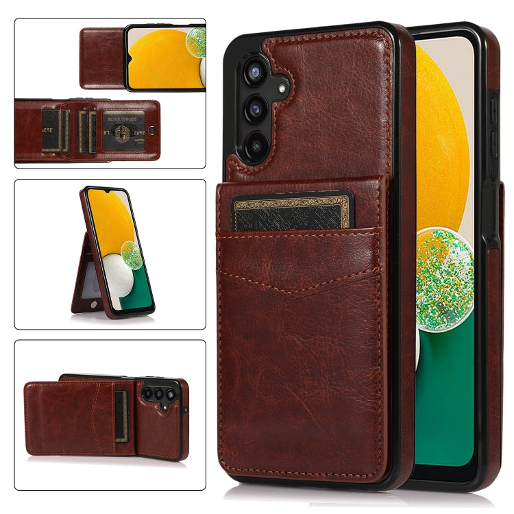 Custodia portafoglio TPU con slot carte per smartphone compatibil