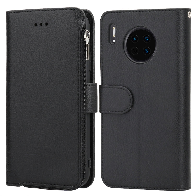 Custodia in pelle flip orizzontale con cerniera per Huawei Mate 30, Mate 30 Pro