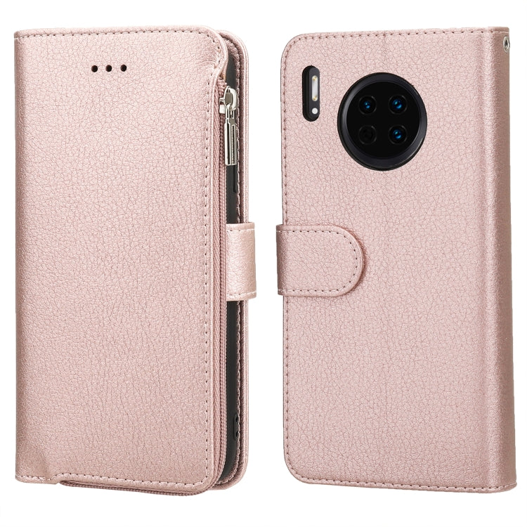 Custodia in pelle flip orizzontale con cerniera per Huawei Mate 30, Mate 30 Pro