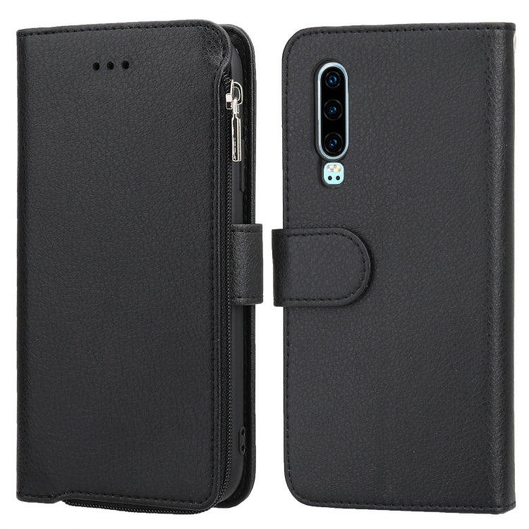 Custodia in pelle flip orizzontale con cerniera per Huawei Mate 30, Mate 30 Pro