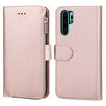 Custodia in pelle flip orizzontale con cerniera per Huawei P30 Lite, P30 Pro