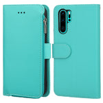 Custodia in pelle flip orizzontale con cerniera per Huawei P30 Lite, P30 Pro