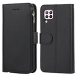 Custodia in pelle flip orizzontale con cerniera per Huawei P30 Lite, P30 Pro