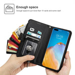 Custodia in pelle flip orizzontale con cerniera per Huawei P40 Pro / P40 Pro+