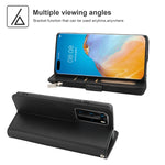 Custodia in pelle flip orizzontale con cerniera per Huawei P40 Pro / P40 Pro+