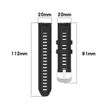 Cinturino in silicone per Garmin Instinct 2S