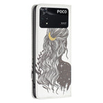 Custodia magnetica in pelle per Xiaomi Poco M4 Pro e Xiaomi Poco M4 Pro 5G e