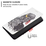 Custodia magnetica in pelle per Xiaomi Poco M4 Pro e Xiaomi Poco M4 Pro 5G e