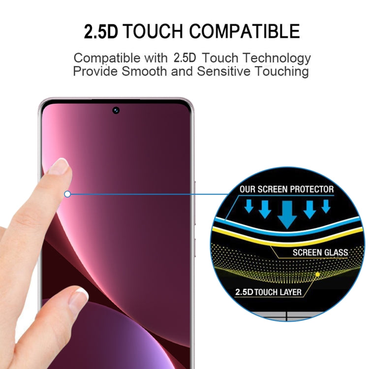 Pellicola in vetro temperato a schermo intero con bordo curvo 3D per Xiaomi 12
