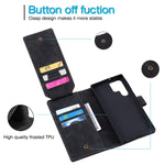 Custodia portafoglio in pelle per Samsung Galaxy S22+ 5G