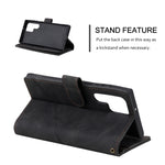 Custodia portafoglio in pelle per Samsung Galaxy S22+ 5G