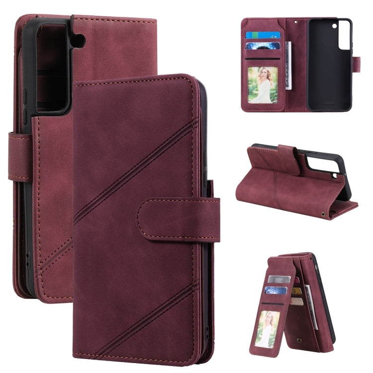Custodia portafoglio in pelle per Samsung Galaxy S22+ 5G